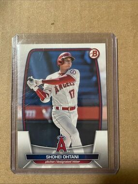 Topps Shohei Ohtani Card - White & Red